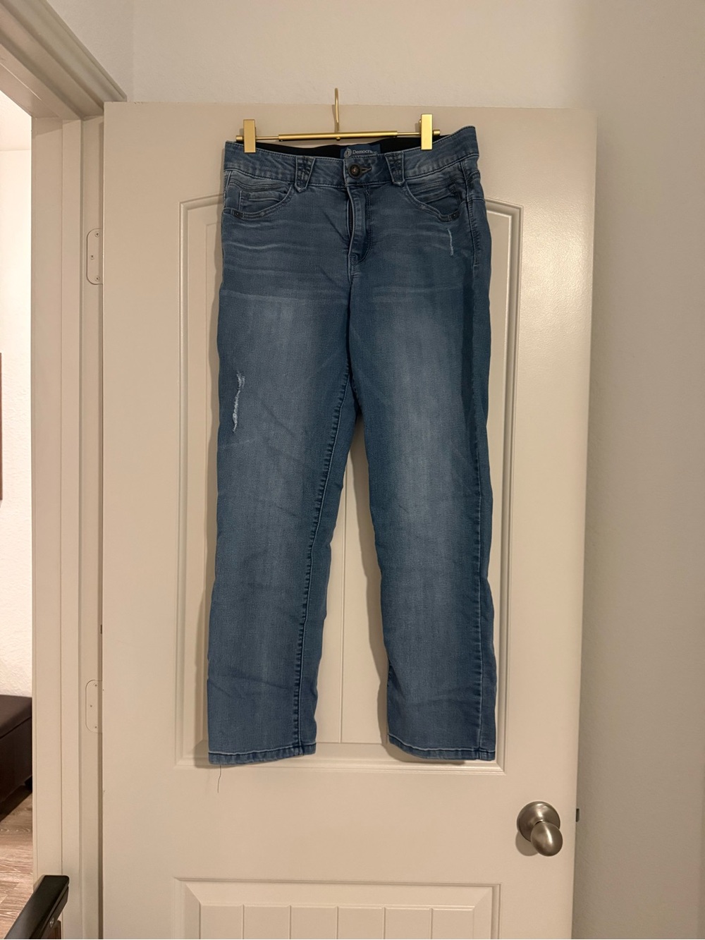 Democracy Light Blue Straight Leg Jeans